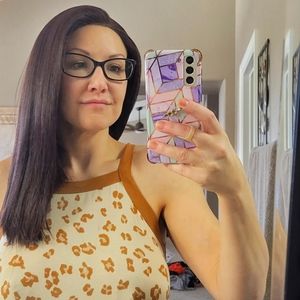 Full monofilament high-end wig in a dark brown